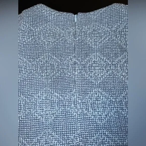 ZARA Trf Puffed Sleeve Blue Blazer Style Top Size Medium EUC - Picture 6 of 8